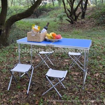 Tabla plegable de los muebles de la tabla ajustable Mesa de picnic plegable de la tabla al aire libre